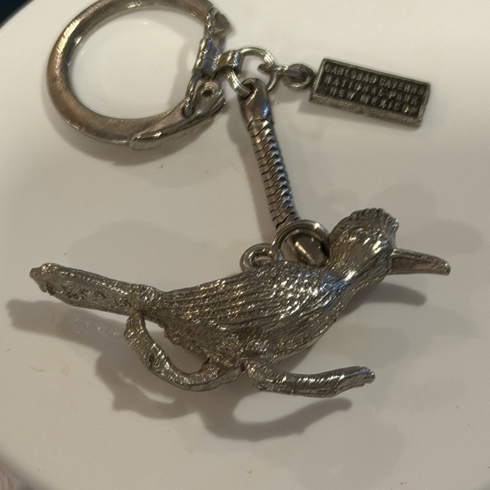 VTG Carlsbad Caverns National Park New Mexico Metal Road Runner Keychain